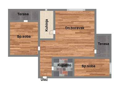 Dvoiposoban stan, Novi Sad, prodaja, 53m2, 86310e, id971341