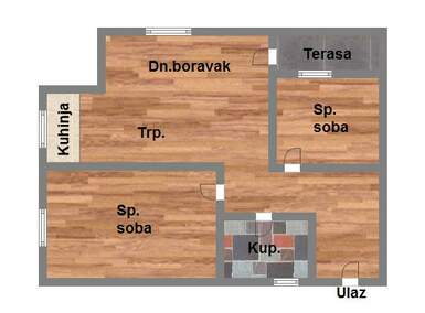 Dvoiposoban stan, Novi Sad, Telep, prodaja, 51m2, 130140e, id971983