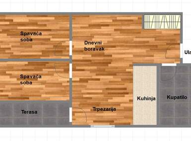 Dvoiposoban stan, Novi Sad, Telep, prodaja, 54m2, 115720e, id972041