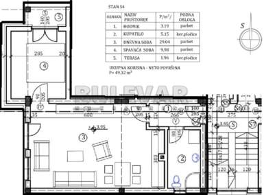 Jednoiposoban stan, Niš, Bubanj, prodaja, 49m2, 76300e, id973288