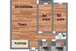 Trosoban stan, Novi Sad, Novo Naselje, prodaja, 58m2, 124610e, id973829