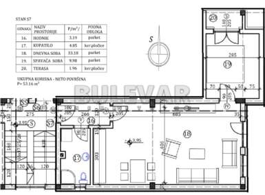 Jednoiposoban stan, Niš, Bubanj, prodaja, 53m2, 82200e, id973945