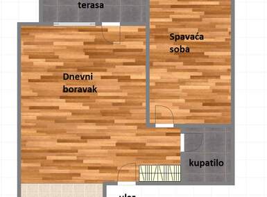 Dvosoban stan, Novi Sad, prodaja, 40m2, 104520e, id974093