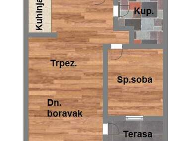 Dvosoban stan, Novi Sad, prodaja, 36m2, 81690e, id974778