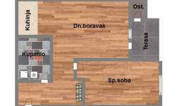 Dvosoban stan, Novi Sad, prodaja, 41m2, 85040e, id975348
