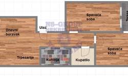 Trosoban stan, Novi Sad, prodaja, 74m2, 106200e, id976025