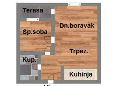 Dvosoban stan, Novi Sad, Novo Naselje, prodaja, 43m2, 97460e, id976104
