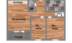 Trosoban stan, Novi Sad, prodaja, 66m2, 95050e, id976126