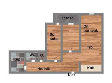 Trosoban stan, Novi Sad, prodaja, 64m2, 139020e, id976147