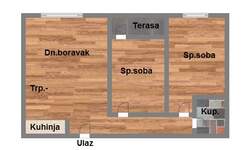 Trosoban stan, Novi Sad, Adice, prodaja, 55m2, 100520e, id977011
