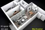 Trosoban stan, Pančevo, prodaja, 81m2, 117450e, id977069