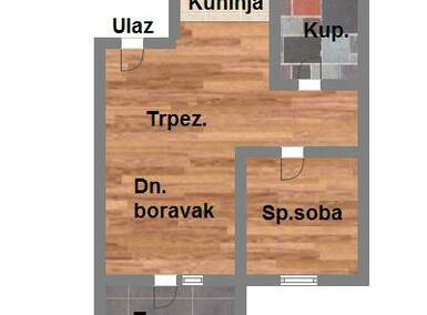 Dvosoban stan, Novi Sad, Novo Naselje, prodaja, 40m2, 89870e, id977215