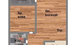 Dvosoban stan, Novi Sad, Novo Naselje, prodaja, 41m2, 92750e, id977218