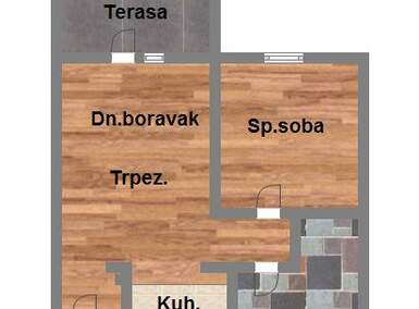 Dvosoban stan, Novi Sad, Novo Naselje, prodaja, 36m2, 80850e, id977231