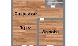Dvosoban stan, Novi Sad, Novo Naselje, prodaja, 40m2, 89870e, id977236