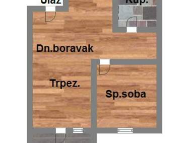 Dvosoban stan, Novi Sad, Novo Naselje, prodaja, 40m2, 89870e, id977236