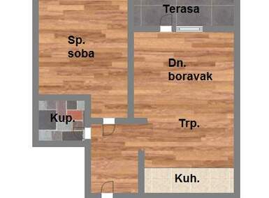 Dvosoban stan, Novi Sad, Novo Naselje, prodaja, 45m2, 102700e, id977238