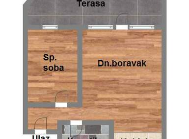 Dvosoban stan, Novi Sad, Petrovaradin, prodaja, 39m2, 83580e, id977244