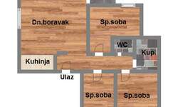 Troiposoban stan, Novi Sad, Adice, prodaja, 69m2, 88840e, id977765