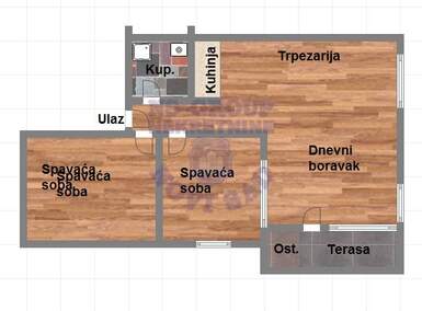 Dvoiposoban stan, Novi Sad, Adice, prodaja, 57m2, 87910e, id977844