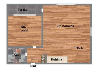 Dvosoban stan, Novi Sad, Salajka, prodaja, 43m2, 108920e, id978011