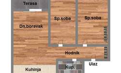 Trosoban stan, Novi Sad, Salajka, prodaja, 62m2, 156460e, id978040