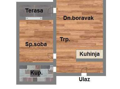 Dvosoban stan, Novi Sad, Adice, prodaja, 42m2, 76500e, id978723