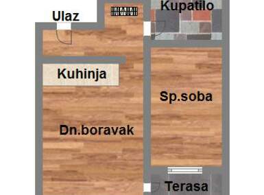 Dvosoban stan, Novi Sad, Adice, prodaja, 39m2, 74330e, id978727