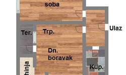 Jednoiposoban stan, Novi Sad, prodaja, 37m2, 83850e, id980332