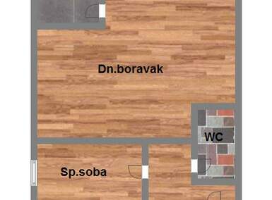 Dvosoban stan, Novi Sad, Sremska Kamenica, prodaja, 45m2, 76480e, id984345