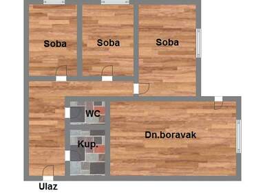 Cetvorosoban stan, Novi Sad, Sremska kamenica, prodaja, 82m2, 139380e, id984368
