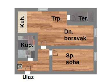Dvosoban stan, Novi Sad, Sremska Kamenica, prodaja, 45m2, 81580e, id984372