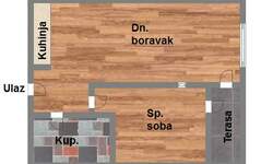Dvosoban stan, Novi Sad, Petrovaradin, prodaja, 42m2, 88070e, id986050