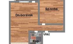 Dvosoban stan, Novi Sad, prodaja, 51m2, 133660e, id986053