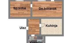 Dvosoban stan, Novi Sad, prodaja, 43m2, 62060e, id987414