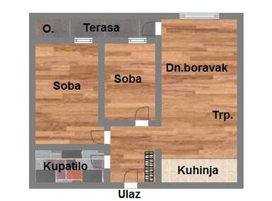 Dvoiposoban stan, Novi Sad, Stari Majur, prodaja, 63m2, 141880e, id991270