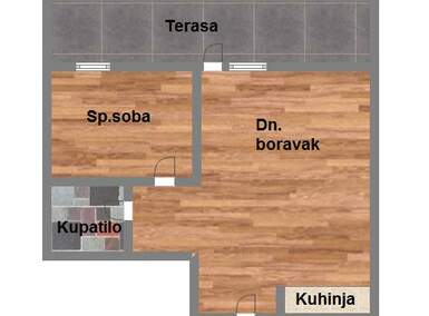 Cetvorosoban stan, Novi Sad, Socijalno - Žitni Trg, prodaja, 40m2, 86520e, id991282