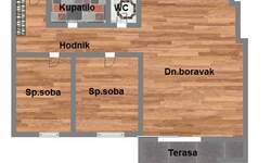 Trosoban stan, Novi Sad, Grbavica, prodaja, 76m2, 233700e, id991309
