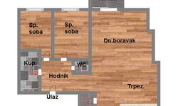 Trosoban stan, Novi Sad, Grbavica, prodaja, 72m2, 222000e, id991315