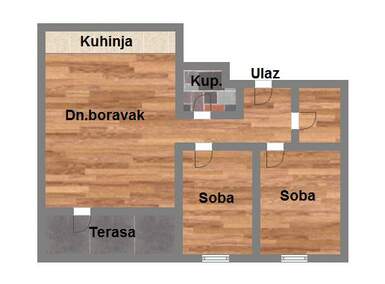 Trosoban stan, Novi Sad, prodaja, 70m2, 173660e, id992097