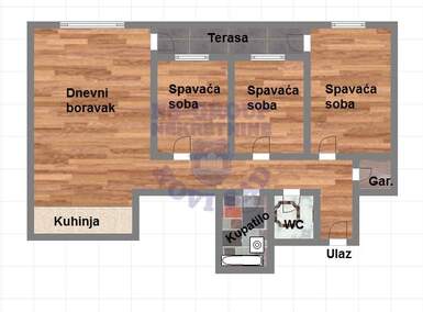 Cetvorosoban stan, Novi Sad, prodaja, 84m2, 146730e, id993360