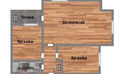 Trosoban stan, Novi Sad, prodaja, 56m2, 121070e, id995142