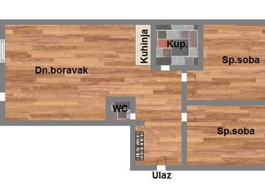 Trosoban stan, Novi Sad, prodaja, 63m2, 153120e, id996983