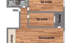 Dvoiposoban stan, Novi Sad, prodaja, 52m2, 85600e, id996991
