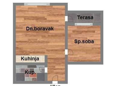 Dvosoban stan, Novi Sad, prodaja, 41m2, 96300e, id998413