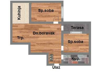 Trosoban stan, Novi Sad, Bulevar, prodaja, 52m2, 175530e, id998431