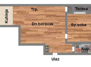 Jednoiposoban stan, Novi Sad, Bulevar, prodaja, 38m2, 128590e, id998438