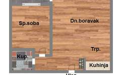 Dvosoban stan, Novi Sad, Bulevar, prodaja, 44m2, 150140e, id998445