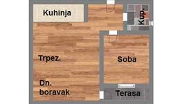 Dvosoban stan, Novi Sad, prodaja, 44m2, 100720e, id999705