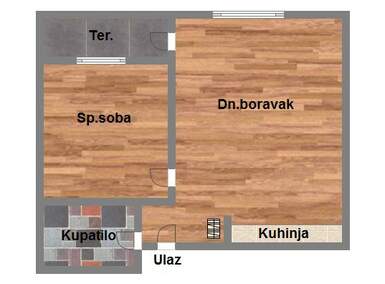 Jednoiposoban stan, Novi Sad, Adice, prodaja, 37m2, 62970e, id999849